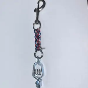 3 Link Alligator Glove Clip Swivel Eye Snap