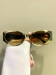 Vintage Cat Eye Frame Glasses, Trendy Casual Eyeglasses for Women and Men, Fashion Accessories for Everyday Use and Outdoor Activities, Trendy Beach Eyewear, Stylish Glasses