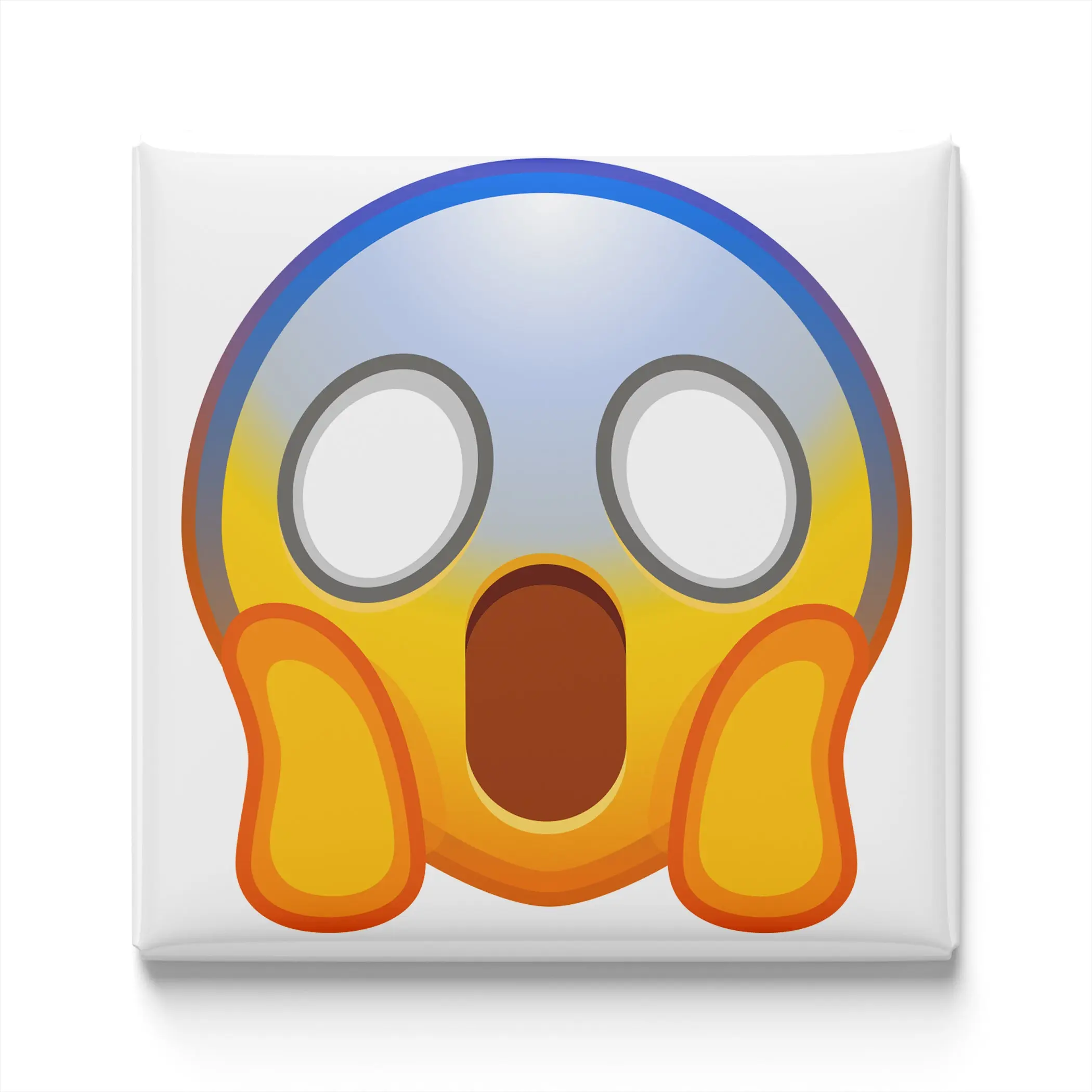 Face Screaming In Fear Emoji Magnet