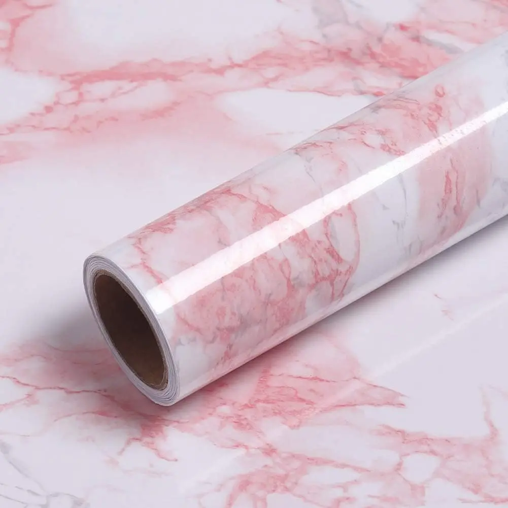 Marble Wallpaper Sticky Back Plastic Roll, marble wallpaper peel and stick, Granite Washable Oilproof Self-Adhesive Contact Paper, Marble Pattern Wallpaper, Marble Backsplash Wallpaper, Vinyl Film for Kitchen Countertops