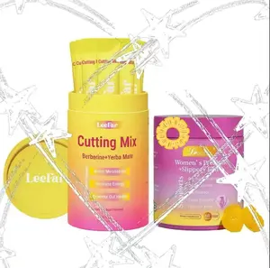 LEEFAR Glow Up Duo — She Juicy Women’s Probiotic + Slippery Elm & Cutting Mix with Berb