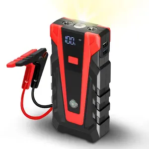 Battery Jumper for Car, Car Emergency Start Power Bank with LED Flashlight, Portable Car Jump Starter with Type C & USB Output, Multifunctional Car Battery Repair Tool, Men Gifts