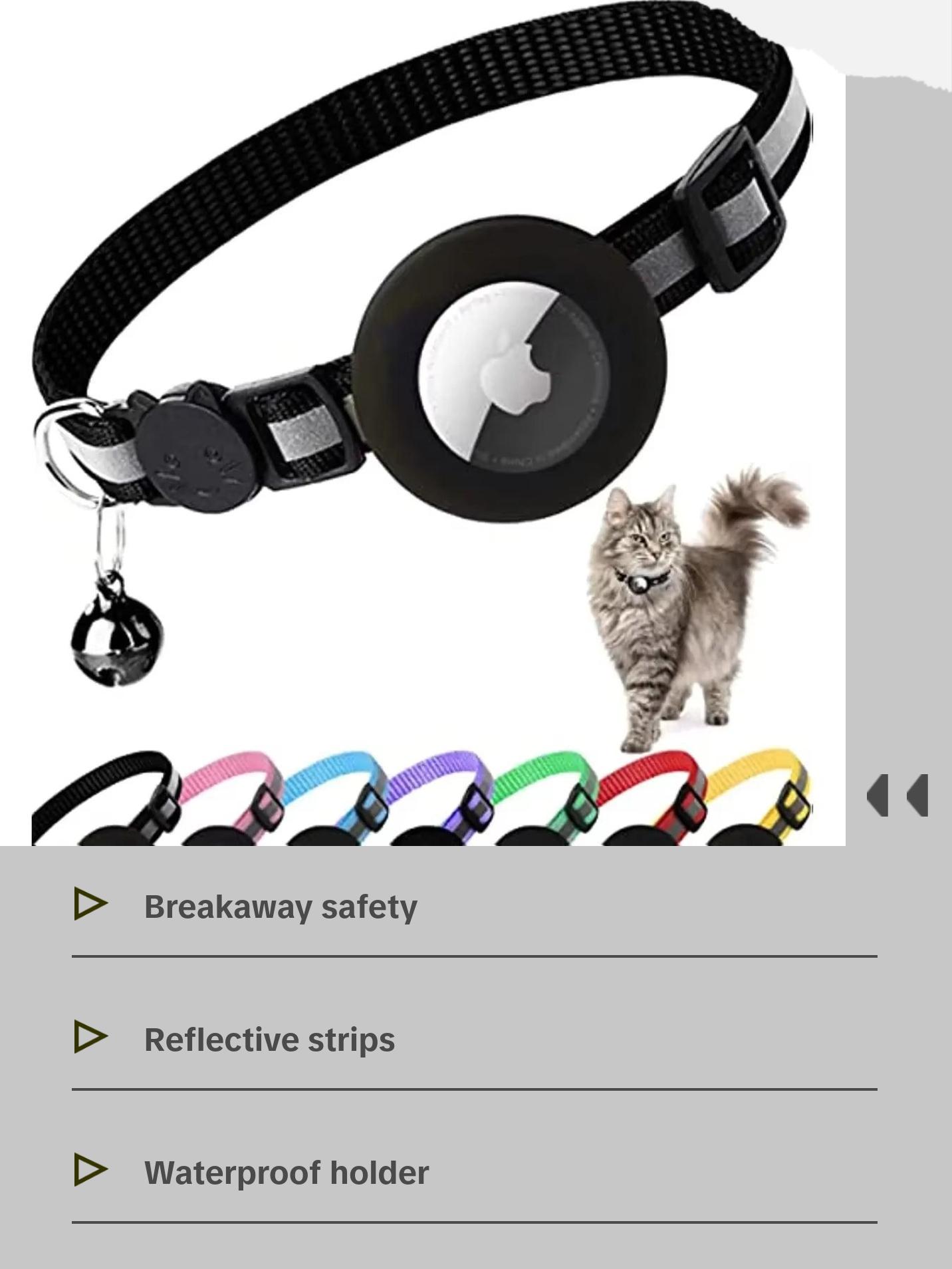 breakaway airtag cat collar