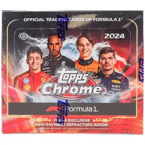 2024 Topps Chrome F1 Qualifying Lab Hobby Box (16 Packs Per Box, 4 Cards Per Pack)