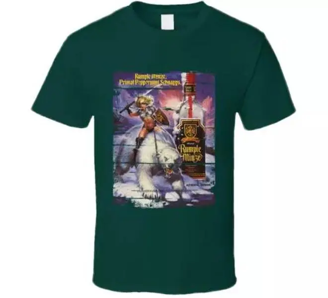 Rumpleminze Peppermint Schnapps Grunge Look T Shirt