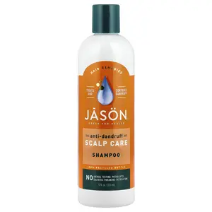 Jason Natural Anti-Dandruff Scalp Care Shampoo, 12 fl oz (355 ml)