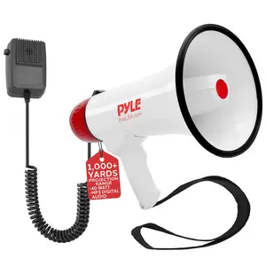 Megaphone Speaker 1000-Yard Range Rechargeable Battery 40W