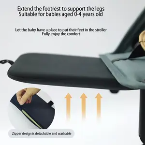 Stroller Footrest Baby Stroller Leg Rest Stroller Foot Rest Extender Infant Stroller Accessories