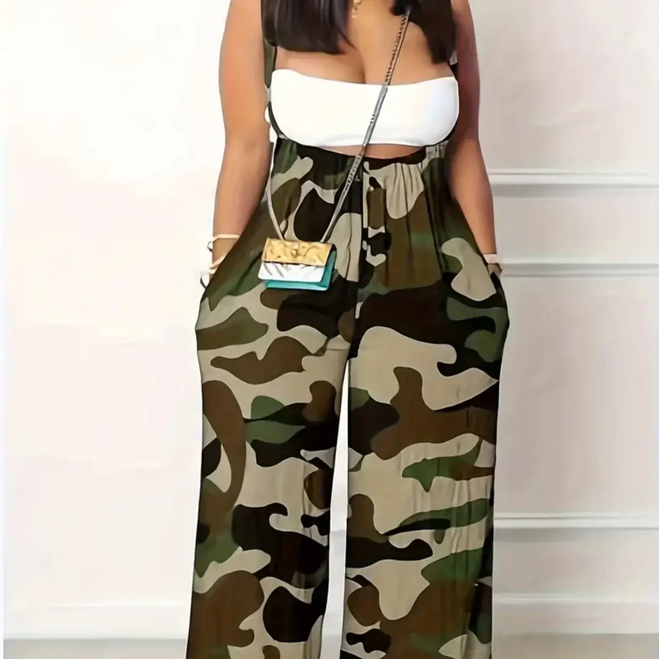 Women's Camo Jumpsuit for a Stylish Look