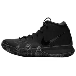 Nike Kyrie 4 'Blackout' Men's All-Season Basketball Shoes with Lightweight Mesh Upper & Flywire Cables for Secure Lockdown