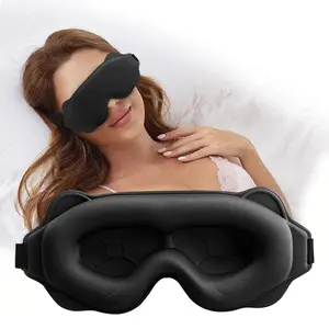 3D Advanced Eye mask for Sleeping Ultra Delicate Soft Skin Friendly Eye mask 100% Blackout Sleep Eye Mask for Sleep, Eyelash Extension Sleep mask