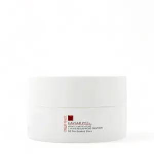 Caviar Resurfacing Treatment Discs, Gentle Nightly Skin Renewal, 30 Pre-Soaked Pads