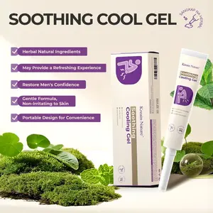 Kreain Nature 3 Men's Refreshing Moisturizers Gel with Carthamus Seed & Scutellaria Baicalensis Extract for Confidence & Relaxation Natural Ingredients Easy to Use Gentle Care Moisture Hydrate Skin Repair Valentines Gift Soothing Hydrating Moisturizing