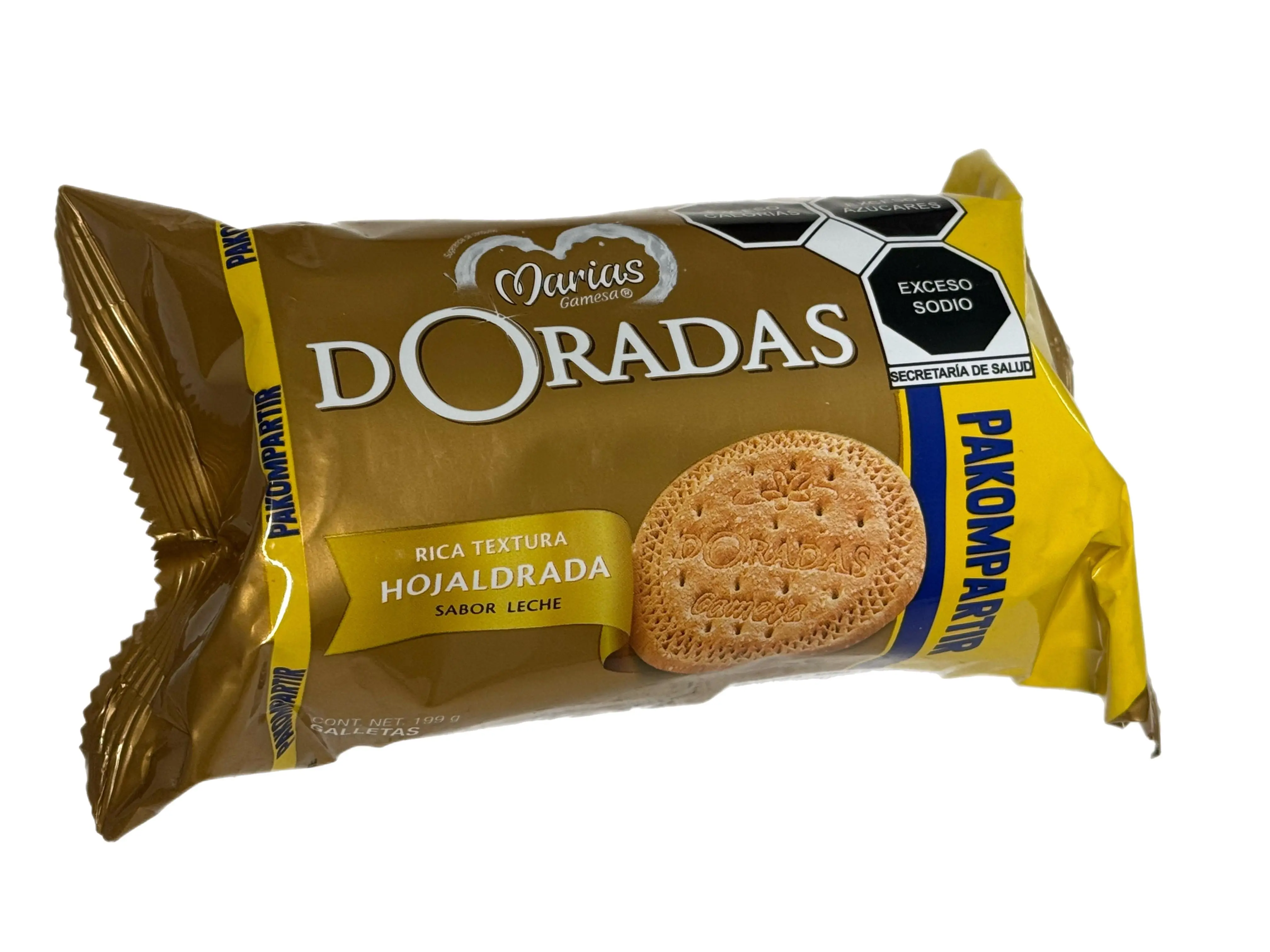 Gamesa Marias Doradas Milk Flavored Cookies – Crispy Mexican Cookies – 7.02 oz (199 g)