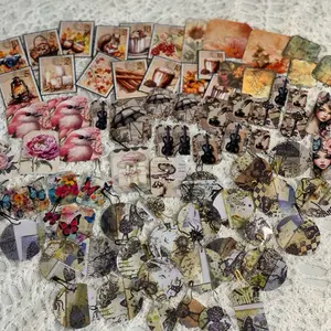 5 piece — Laminate Charms - dangles -ephemera