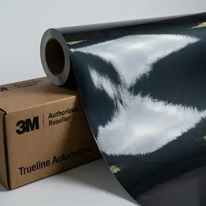 3M 2080 Satin Komodo Green (S56) Vinyl Wrap Film - 1ft x 1ft - 1 sq ft - Dual Cast Bubble Free Air Release - Professional Automotive Vinyl