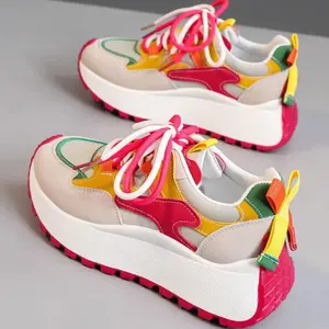 Women’s Lace-Up Low-Top Sneakers, Breathable & Comfortable Casual Athletic Shoes for Running, Walking & Work, All-Season Footwear for Everyday Outfits anti-slip travel