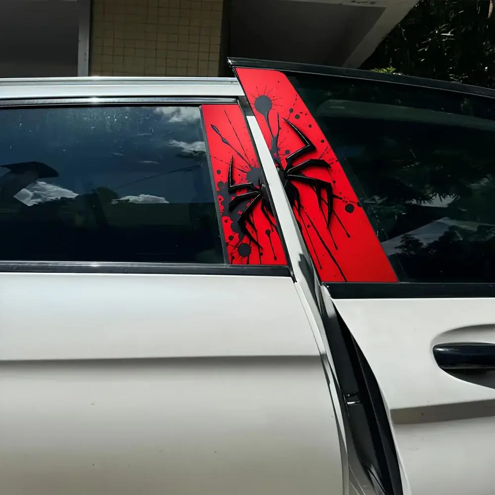 Spider Web Pattern Car Sticker, Waterproof & Anti-scratch Car Sticker, Self-adhesive Car Exterior Decorative Sticker for Car, Truck, SUV, Vehicle Decoration, Car Decorations, Car Decals