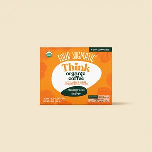 Think Organic Coffee K-Cup Compatible with Lion’s Mane Mushroom & Yacon, 24 Single-Serve Pods Think Organic Coffee K-Cup Compatible with Lion’s Mane Mushroom & Yacon, 24 Single-Serve Pods