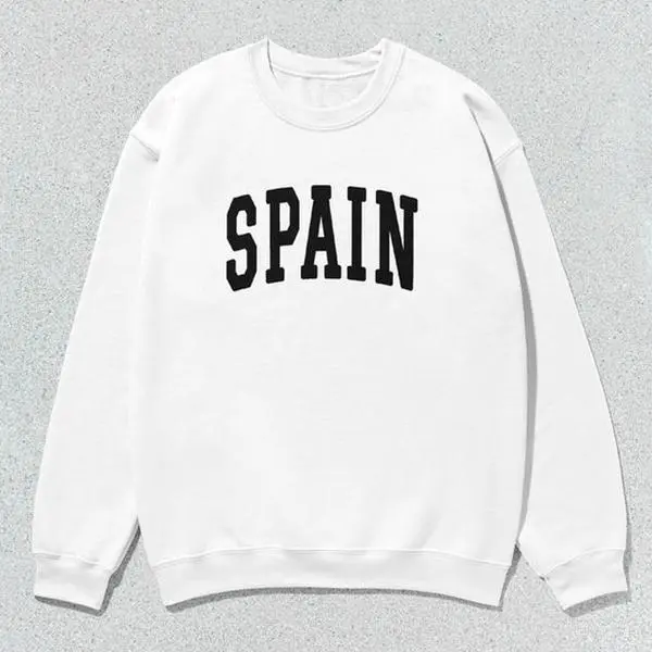 Spain Sweatshirt Collegiate Crewneck Sweater Unisex