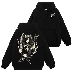 Dimebag Darrell Inspired T-Shirt Sweatshirt Hoodie, Classic Heavy Metal Graphic Tee, Vintage Rock Guitarist Shirt, Pantera Fan Gift