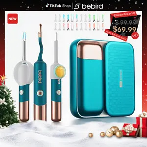 【Theatrical-Grade】Bebird Earsight Ultra Ear Wax Removal Tool , Ear Cleaner with Flexible Ear Camera Otoscope, Painless Visual Ear Pick Tweezers, Visual Scope Earwax Cleaning Dropper, Ear Cleaning Kit for Family