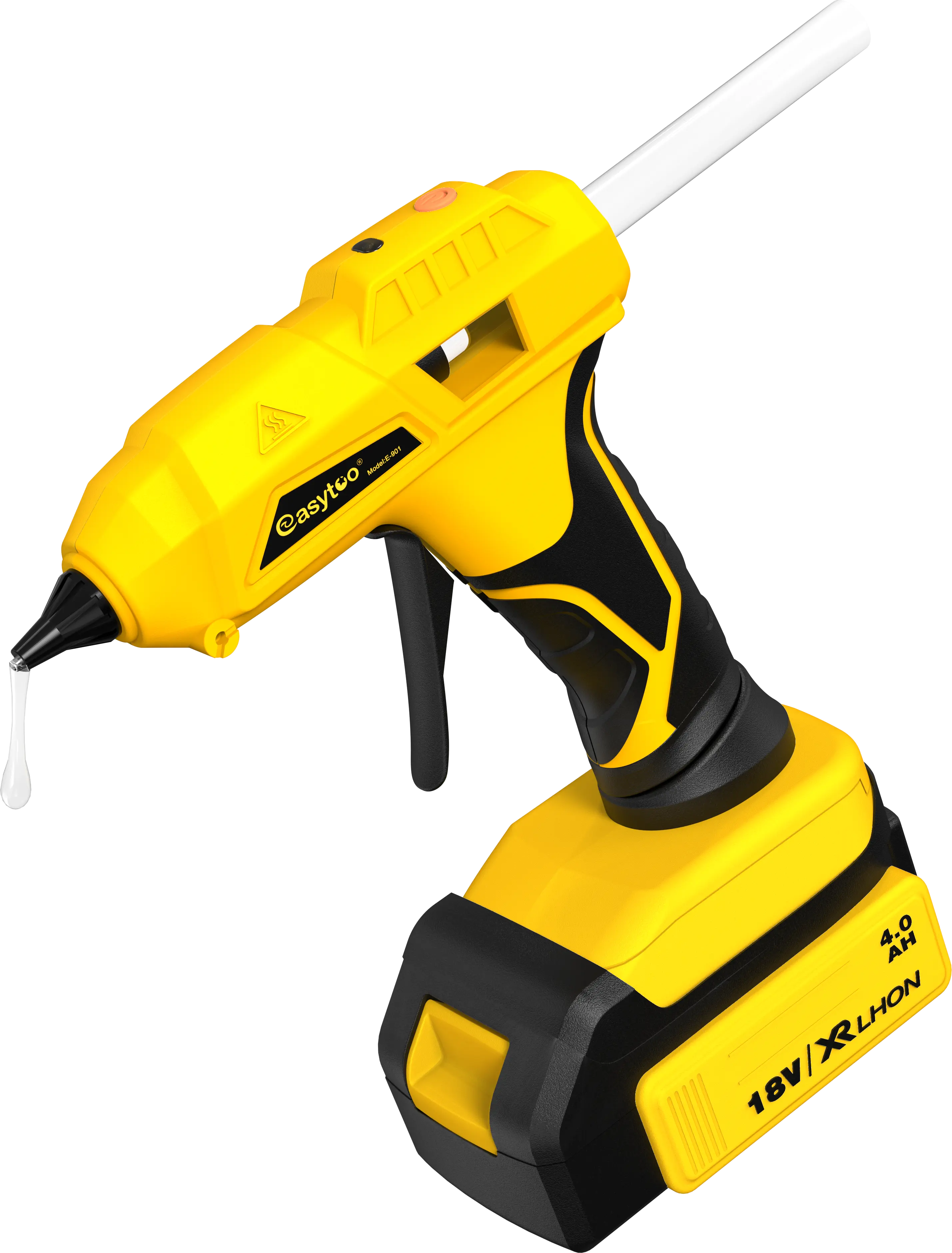 Wireless Heavy-Duty Hot Melt Glue Gun, Car Body Repair Tool, Multi-Purpose for Automotive Fixes and DIY Craft Projects, Battery Excluded