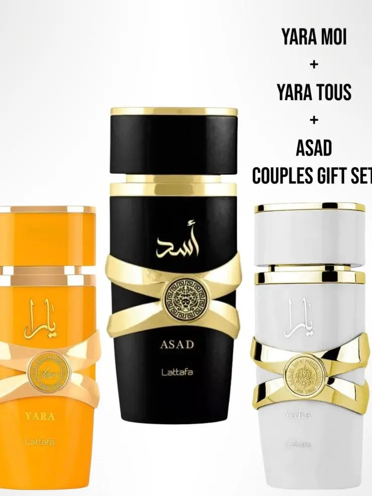 Lattafa Perfumes Asad, Yara Moi & Yara Tous EDP-100ml(3.4 Oz) | Unisex Fragrance Jasmine
