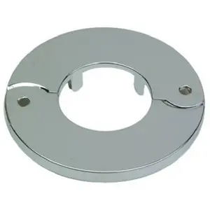 212 MAIN Split Master Plumber Iron Pipe Ceiling Flange, 1.25 in., Chrome Finish