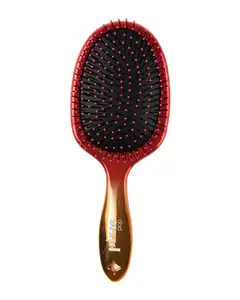 Pixie Pop Premium Detangling Brush - Metallic Red & Orange