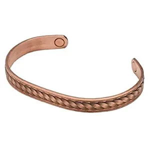 Sabona  Rope Magnetic Wristband - Copper, Medium
