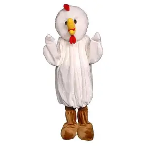 212 MAIN Adult Chicken Mascot Full Body Jumpsuit, 357-Style Polyester Clothes, Washable, 1 Size Fits Most for Cheerleading & Outdoor Leisure Activities