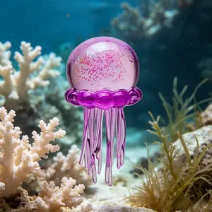 New Squishy Toy Jelly Squeeze Prop, Jellyfish Shape Octopus Stress Relief Prop, Slow Rebound Prop