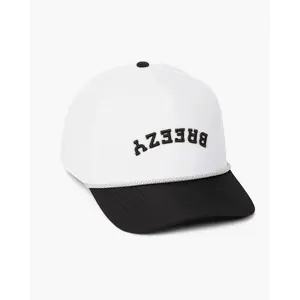 Flipped Breezy Rope Hat Black