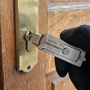 Multi-Function Locking Gauge Ruler, Stainless Steel Measurement Tool, High Precision with Scale, Durable and Accurate Measuring Instrument