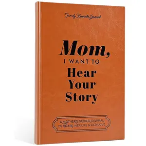 Mom, I Want to Hear Your Story: A Guided Life Story Journal with Prompts | Family Memory Book & Keepsake | Sentimental Gift for Parents, Anniversary, or Christmas | Hardcover Notebook
