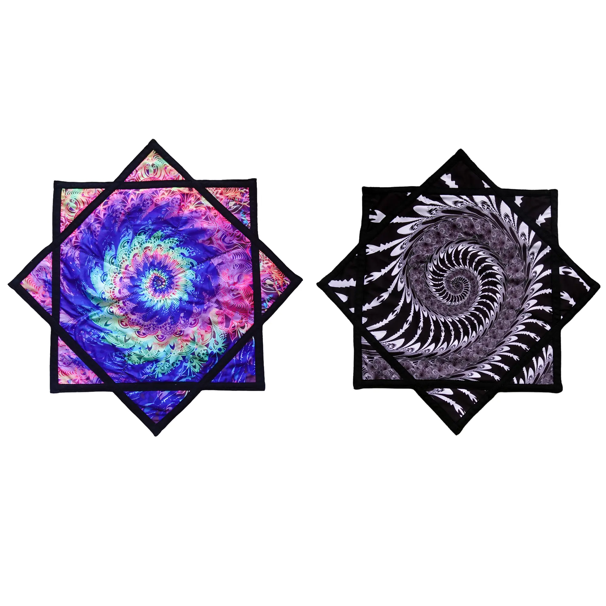 Dapostar New UV-Printed Star Outdoor Sports Bandana – Festival Prop / Floating Stars Design