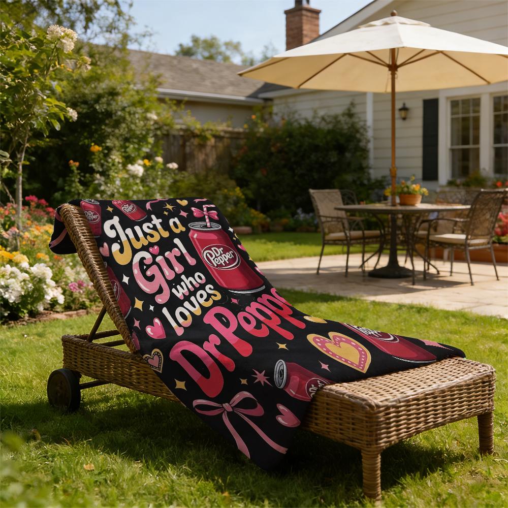 Countdown Sale! The Dr Pepper blanket that makes your heart flutter instantly! Black and pink contrast color + cute print. An extremely funny gift that you can give to yourself or your best friend.Suitable for all four seasons cozy flannel blanket