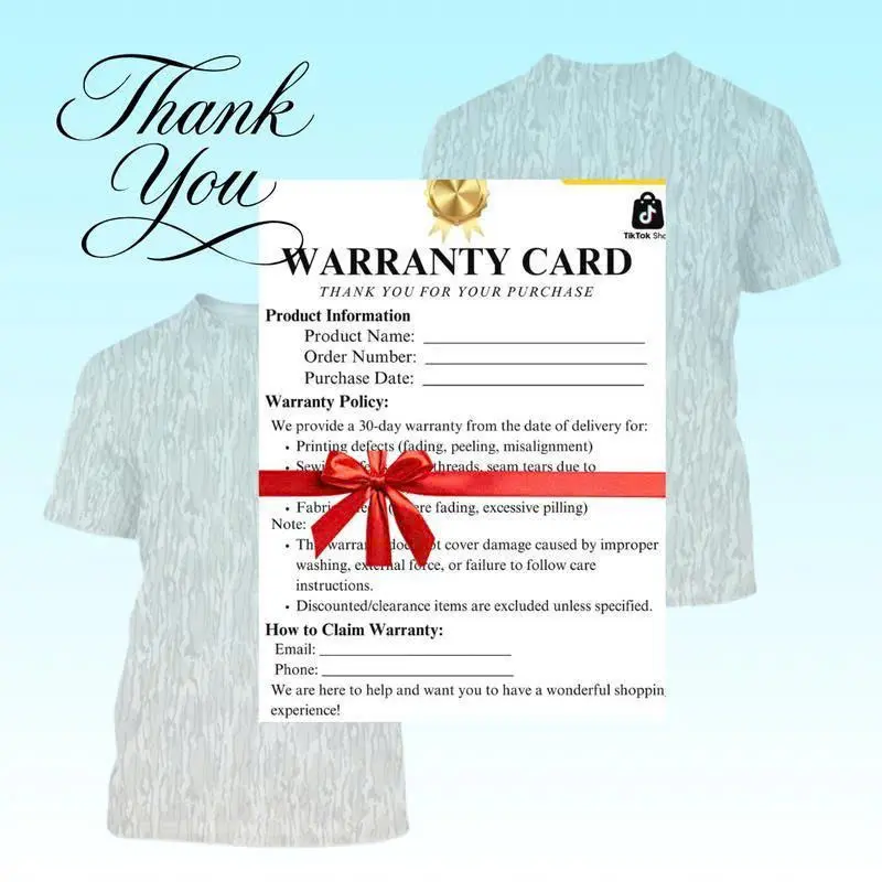 Thank You for Supporting Our Clothing
