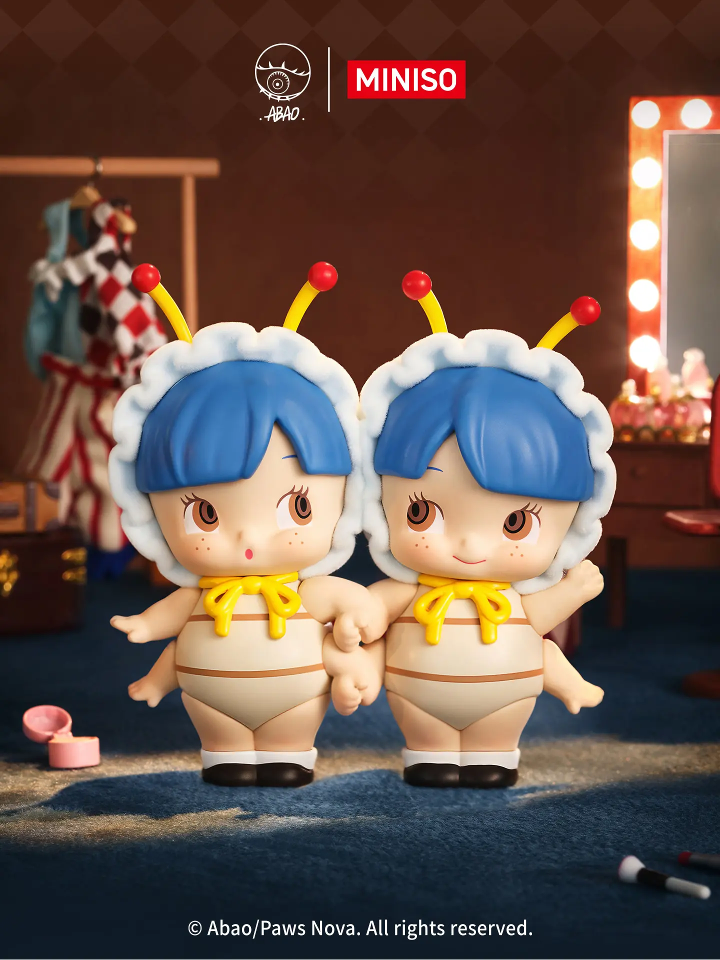 MINISO ABAO Floral Concerto Blind Box Figurines - 9pcs/set Cute Collectibles with Cute & Detailed Designs, Gothic Circus Niche Style Decor, Collectible Doll and Figurine Set, Valentine Gift for Girlfriends