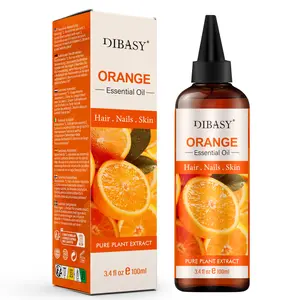 Orange Essential  100% Pure and Natural Essential  for Diffuser Aromatherapy Soap and Candle Making Brazillian Orange Body hair  3.4 Fl Oz nourish scalp dry oil hexane free castor Moisturizing Firming Body Massage Oil
