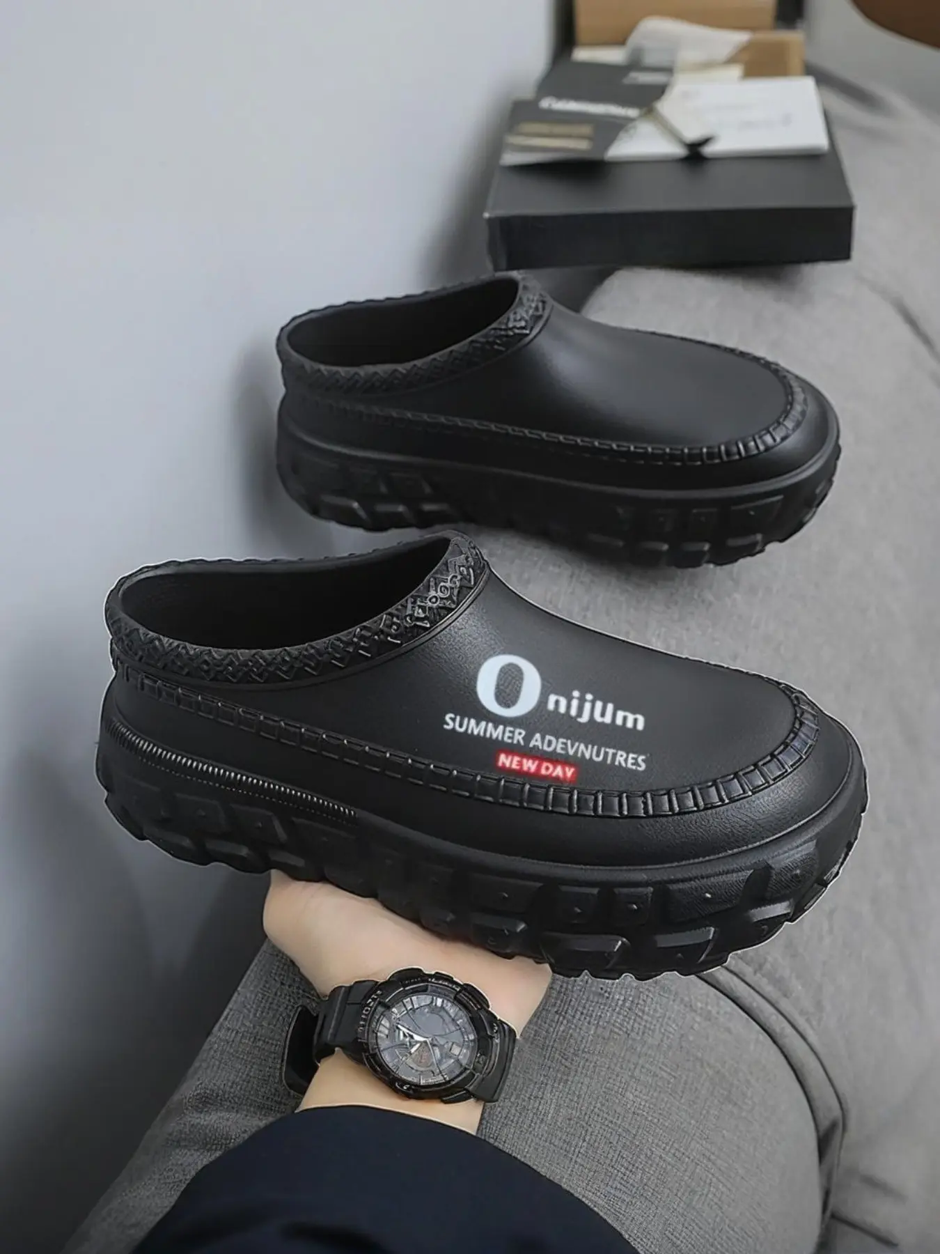 Indoor Slippers, House Shoes, Textured Design Clogs, Thick Bottom Slippers, Non slip slippers, unisex, anti-slip, waterproof, Eva, ideal for kitchen use, soft thick soles for lightweight comfort in daily wear and outdoor activities