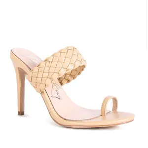 High Perks Woven Strap Toe Ring Sandals