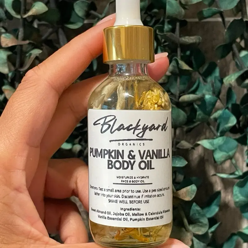 Pumpkin & Vanilla Natural Body Oil