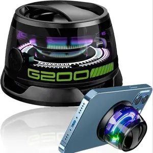 Portable Wireless Speaker, Rechargeable Wireless Speaker with RGB Light, IPX5 Waterproof Bluetooth-compatible Speaker for Outdoor Cycling & Gaming