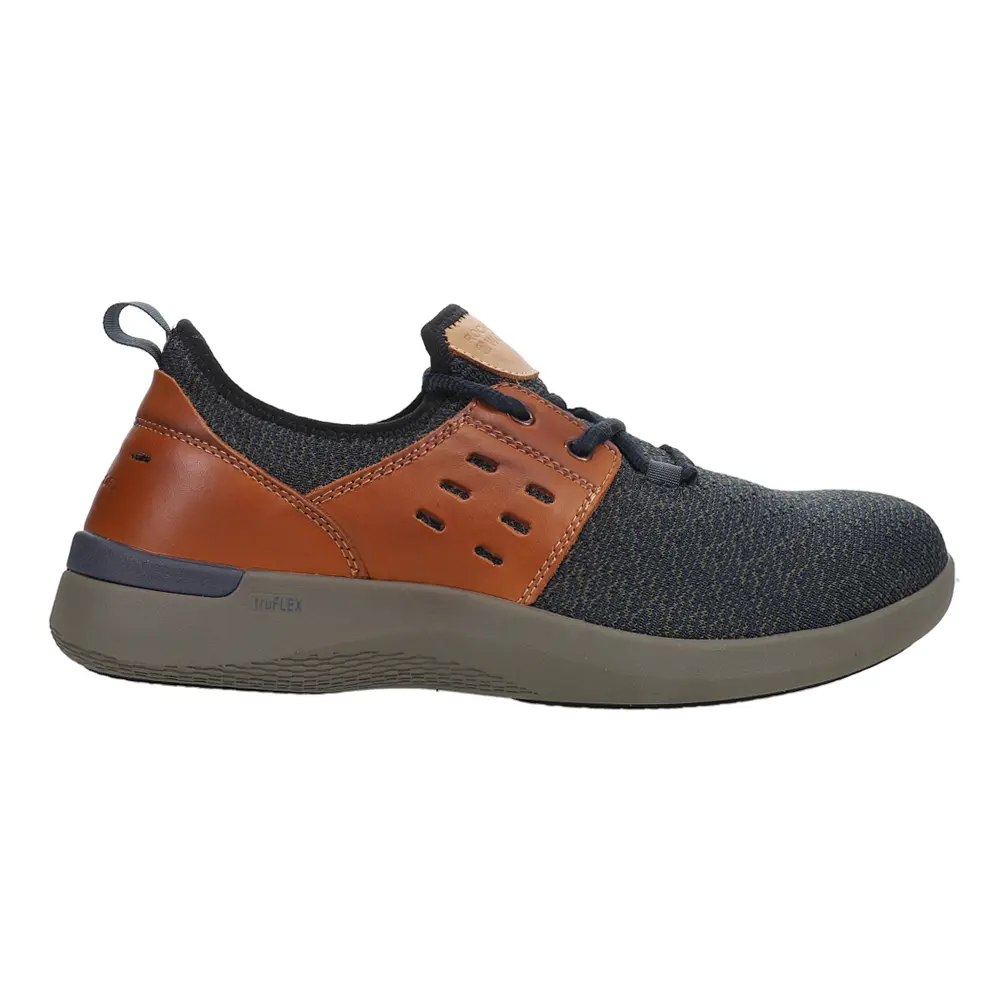 Rockport Mens Truflex Slip Resistant Composite Toe  Work Safety Shoes Casual - Blue