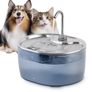 Automatic Filter Cat Water Fountain,  Cat Drinking Fountains with Observable Water Level, 108oz/3.2L Ultra-quiet Cat Drinking Fountain, Indoor Cats and Dogs Drinking Fountain, Easy to Clean