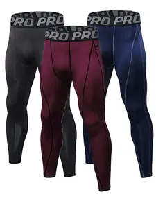 Men's Letter Tape Compression Shapewear Leggings, Casual High Stretch Breathable Comfy Shapewear Pants, Men's Shapewear Bottoms