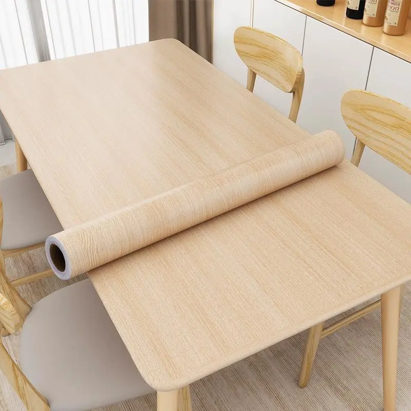 Wood Grain Pattern Self-adhesive Wallpaper, 1 Roll Thickened Wood Grain Sticker, Wall Sticker for Desktop, Countertop, Furniture, Home Decor