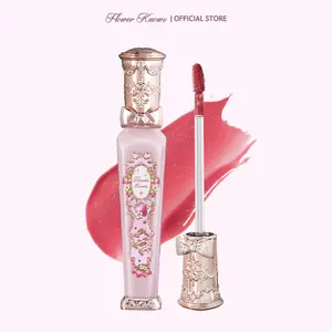 Flower Knows Violet Strawberry Rococo Collection Glowy Lip Gloss, lipstick, makeup,glossy, blurring lips, weightless, dealsforyoudays